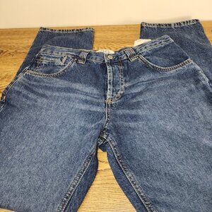 NWT We The Free Curvy Siren Low Rise Straight Leg Button Fly Jeans